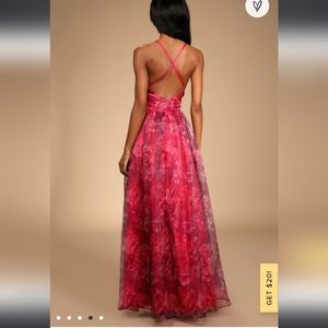 NWT Lulu's organza dress